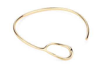 Rosa Orsini Necklace - pevný pozlacený náhrdelník