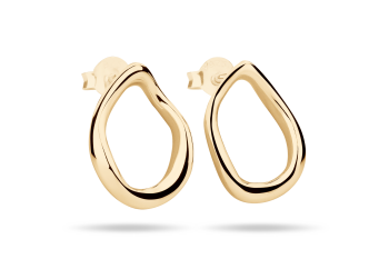 Rosa Dante Studs Medium - pozlacené náušnice