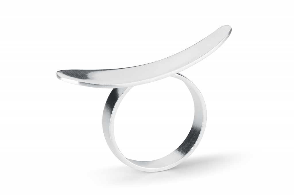 WAI Earrings - Stříbrné náušnice, mat