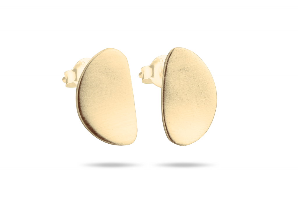 WAI Earrings - Stříbrné náušnice, mat