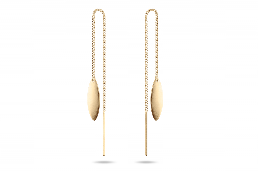 WAI Earrings - Stříbrné náušnice, mat