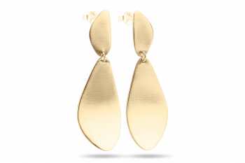 Storm Earrings - pozlacené náušnice 