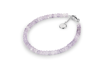Lavender Quartz Small - dedicated to the desire for the HAPPINESS, lavender quartz and silver