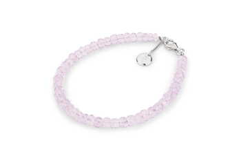 Lavender Quartz Big - náramek s křemenem, zasvěcený touze po ŠTĚSTÍ