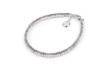 Zaria - náramek s fragmenty stříbra a zirkony, zasvěcený touze po PROBUZENÍ