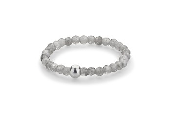 Taklamakan Ring - prsten s šedými zirkony a stříbrem, zasvěcený touze po PROBUZENÍ