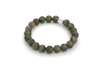 Rahasia - náramek s labradoritem a stříbrem, zasvěcený touze po VYROVNANOSTI