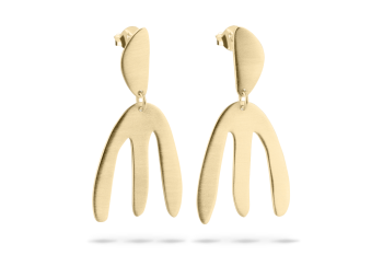Stigma Earrings - gold-plated earrings