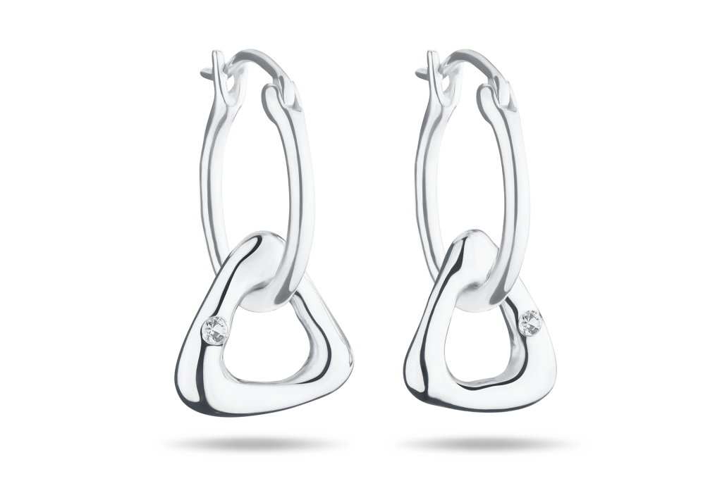 WAI Earrings - Stříbrné náušnice, lesk