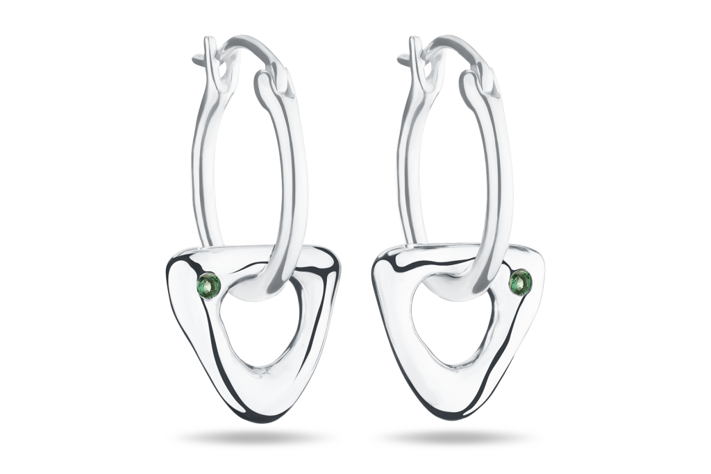 WAI Earrings - Stříbrné náušnice, lesk