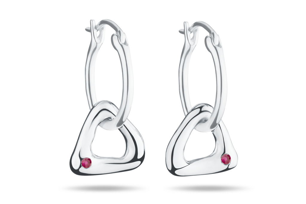 WAI Earrings - Stříbrné náušnice, lesk