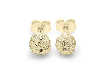 KIRTI - Silver earrings, gold plated