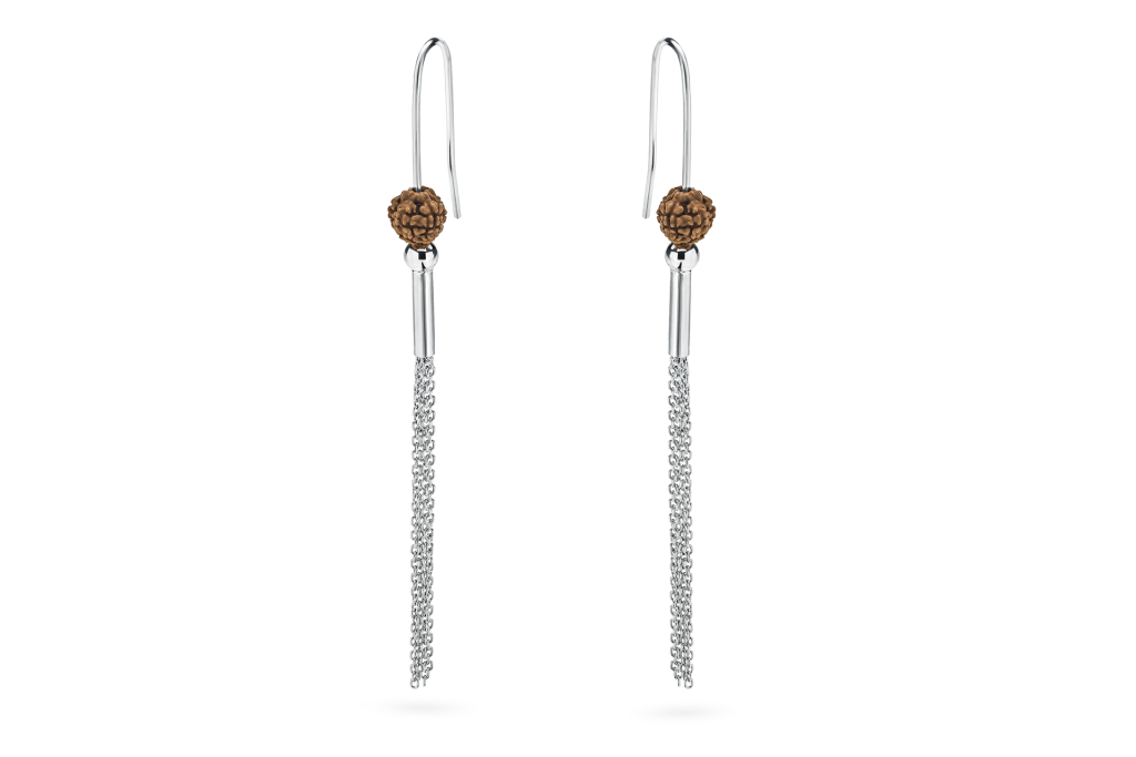WAI Earrings - Stříbrné náušnice, mat