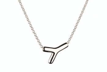 WAI Necklace - Silver necklace - glossy