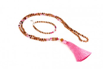 BATUKARU & BROMO with pink tassel set 