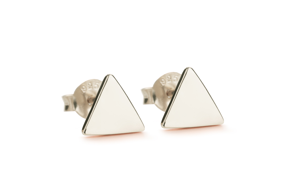 WAI Earrings - Stříbrné náušnice, lesk