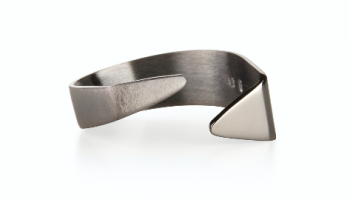 Element Ether Ring - stříbrný prsten černě rhodiovaný