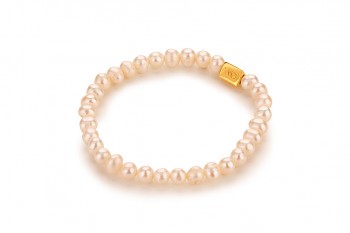 MUANA - dedicated to the desire for BEAUTY, pearl and gold plated silver