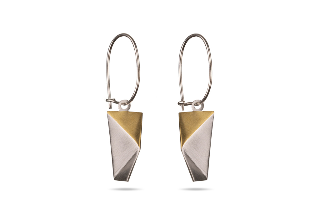 WAI Earrings - Stříbrné náušnice, lesk