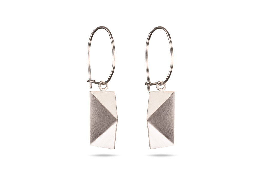 WAI Earrings - Stříbrné náušnice, lesk