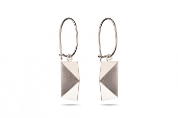 NOSHI Hanging Earrings - silver