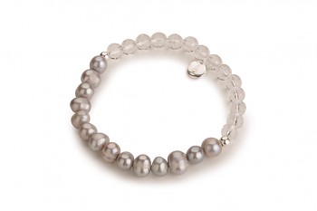 LAI - dedicated to the desire for BEAUTY, baroque pearl, crystal and silver