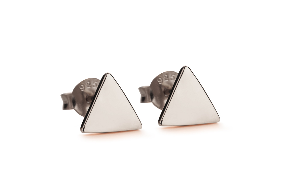 WAI Earrings - Stříbrné náušnice, lesk