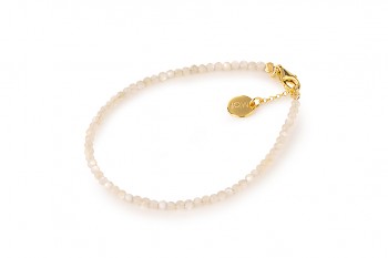 MOTHER OF PEARL - dedicated to the desire for BEAUTY, nacre and gold plated silver