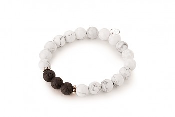 DHÓ - dedicated to the desire for the INNER STRENGTH, magnesite, lava and silver