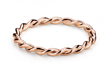 Muselet Ring - Rose gold plated silver