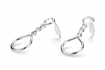 Muselet Earrings - Silver