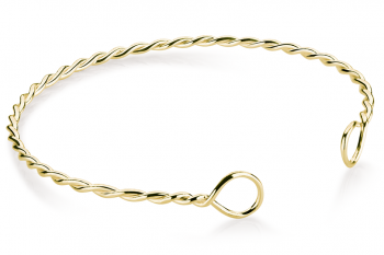 Muselet Bracelet - Gold plated silver bracelet