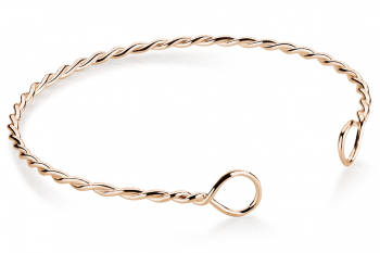 Muselet Bracelet - Rose gold plated silver bracelet