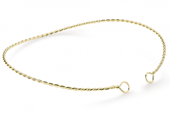 Muselet Necklace - Gold plated silver necklace