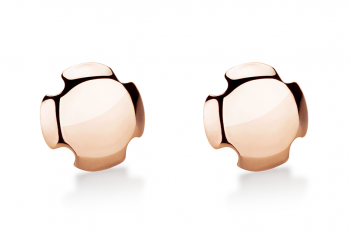 Bouchon Earrings - Rosé, lesk