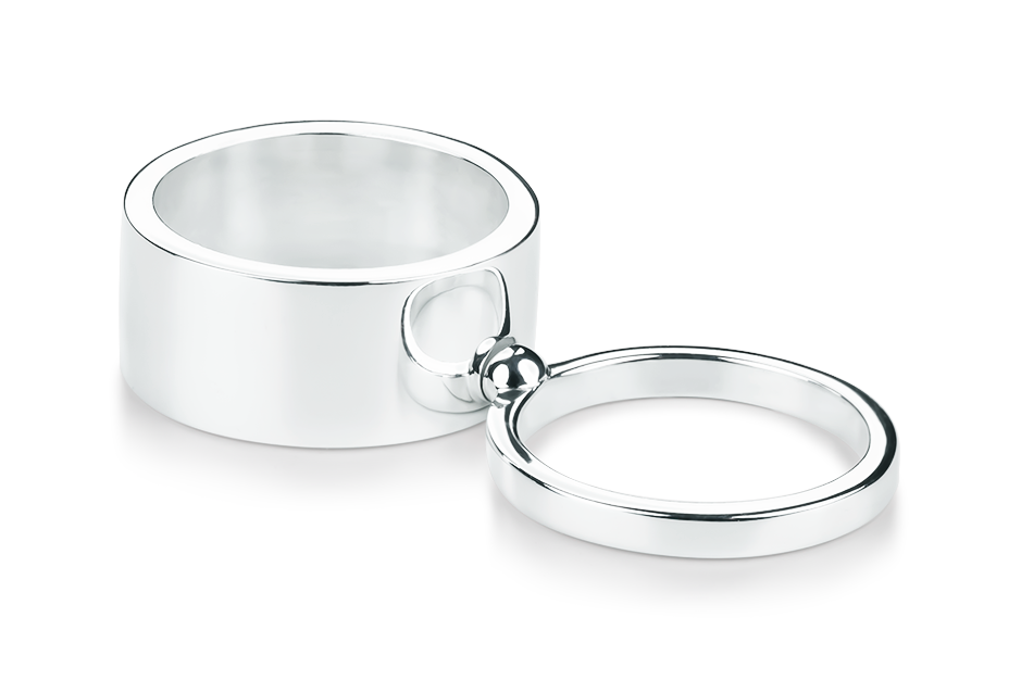 Set of Infinity Wedding Rings