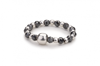 SENJA - dedicated to the desire for LOVE, hematite and silver